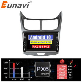 Eunavi 2 din Android Car radio gps for Chevrolet Sail 2009-2013 Autoradio stereo Navigation multimedia TDA7851 headunit