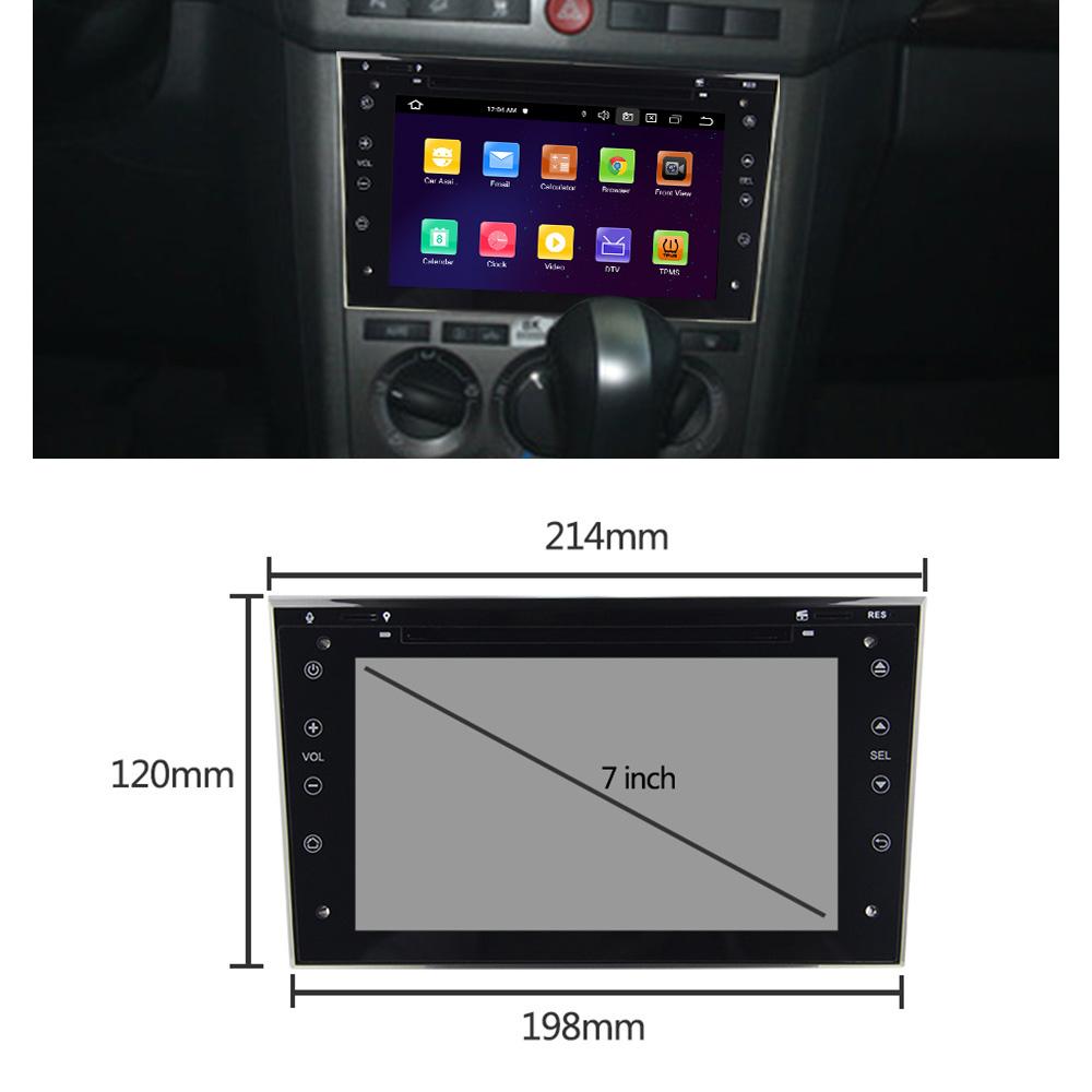 Eunavi 2 Din DSP Android 10 4G 64GB Car Multimedia DVD Radio Audio GPS For Vauxhall Opel Astra H G Vectra Antara Zafira Corsa