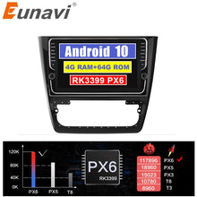 Charger l&#39;image dans la galerie, Eunavi 2 Din Car Radio Stereo For Skoda Yeti 2014 2015 2016 GPS Navigation multimedia player TDA7851 8 CORE WIFI Android 10