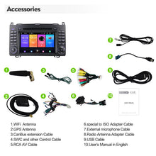 Load image into Gallery viewer, Eunavi 2 Din Android DSP Car Radio dvd GPS player For Mercedes Benz B200 A B Class W169 W245 Viano Vito W639 Sprinter W906