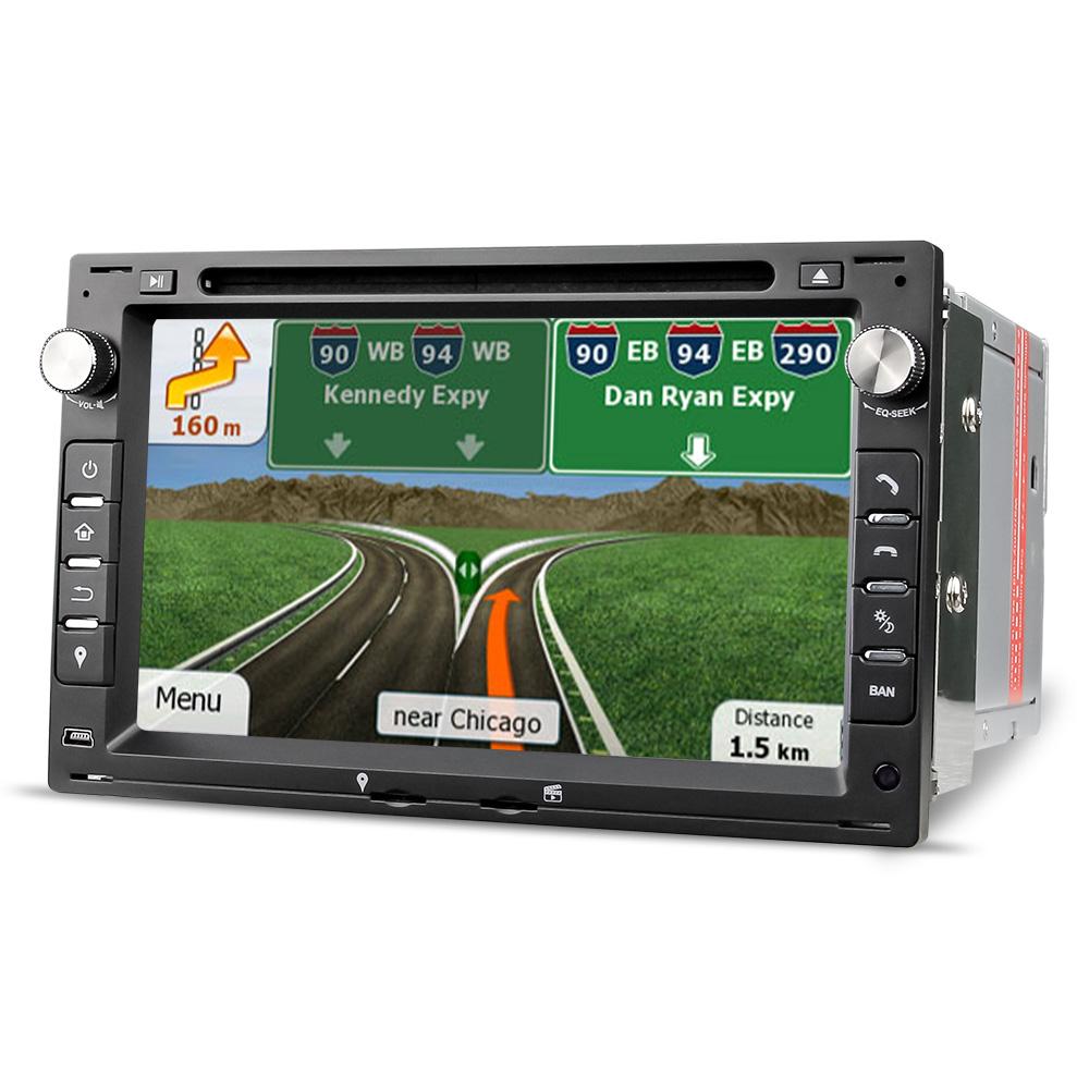 Eunavi 2 din Car DVD Player For VW/Volkswagen/PASSAT/B5/MK5/GOLF/POLO/TRANSPORTER With Radio GPS Navigation BT 1080P Ipod Map