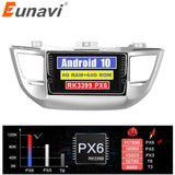 Eunavi Android system car multimedia radio player for Hyundai Tucson IX35 2014-2016 gps navigation headunit 4G 64GB no 2 din dvd