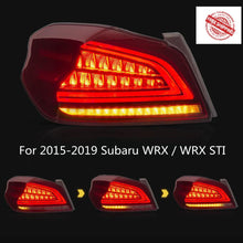 Załaduj zdjęcie do przeglądarki galerii, VLAND Tail Lights Assembly For 2015-2019 Subaru WRX / WRX STI Tail Lamp With Sequential Turn Signal