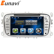 Laden Sie das Bild in den Galerie-Viewer, Eunavi 2 Din 7 inch Car DVD Player Radio GPS Navigation for FORD/Focus/S-MAX/Mondeo/C-MAX/Galaxy Stereo Video Bluetooth in dash