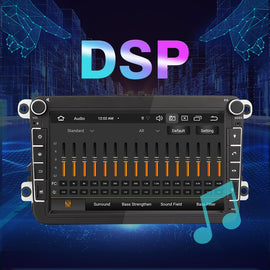 Eunavi 2 Din Android 10 Car Radio Multimedia Video Player For VW Golf 7 Polo Passat b7 b6 Jetta Seat Tiguan Octavia 2Din GPS DVD