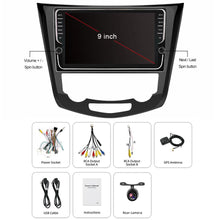 Load image into Gallery viewer, Eunavi 9&#39;&#39; Android 10 Car GPS Radio for Nissan X-Trail Qashqail 2014-2017 Navigation Stereo Multimedia Player 4G 64G NO DVD