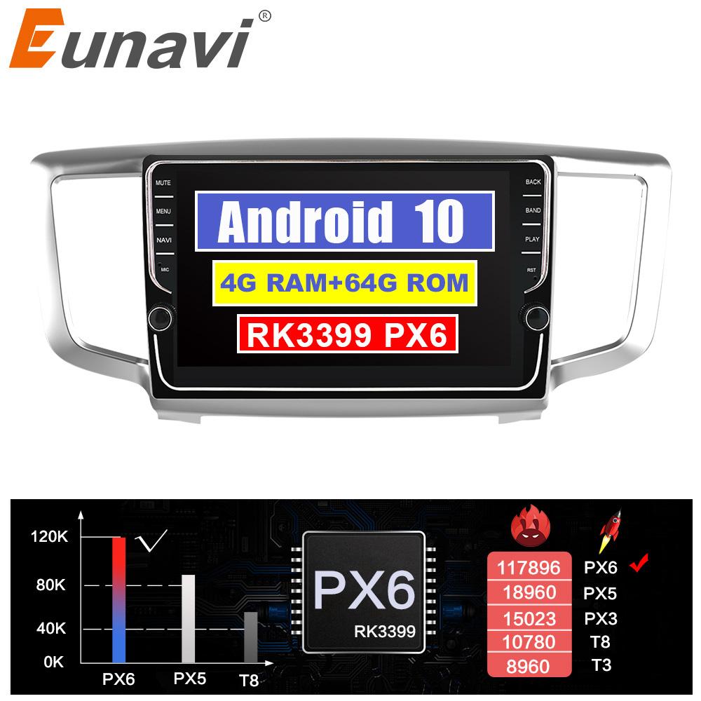 Eunavi 2din Android car radio stereo for Honda Odyssey 2015 NO DVD CD multimedia pc player gps navigation headunit TDA7851