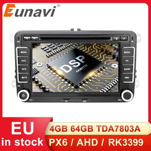 Charger l&#39;image dans la galerie, Eunavi 2 Din Android Car DVD Radio Multimedia Player GPS for VW GOLF 5 6 Polo Bora Jetta Passat b6 b7 Tiguan Subwoofer Autoradio