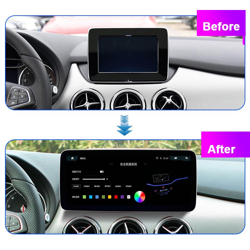 Eunavi Android 10 Car Radio GPS Stereo For Mercedes Benz B Mercedes benz B Class W246 B150 B200 B220 B250 2016-2018 4G WIFI