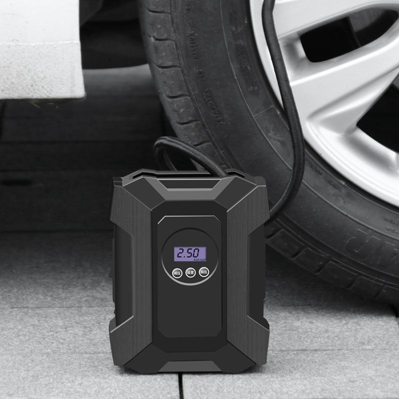 Car air pump, car, portable car, electric tire, multi-function air pump, 12v car pump