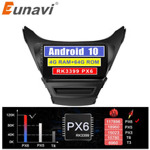 Load image into Gallery viewer, Eunavi car radio stereo multimedia player for Hyundai elantra 2012 2013 Android system 2 din headunit TDA7851 Subwoofer 4G GPS