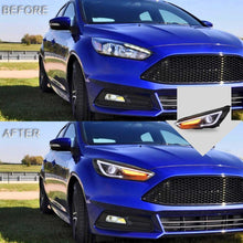 Cargar imagen en el visor de la galería, VLAND Headlamp Car Headlights Assembly for Ford Focus 2015 2016 2017 Head light with moving turn signal Dual Beam Lens/Demon Eye