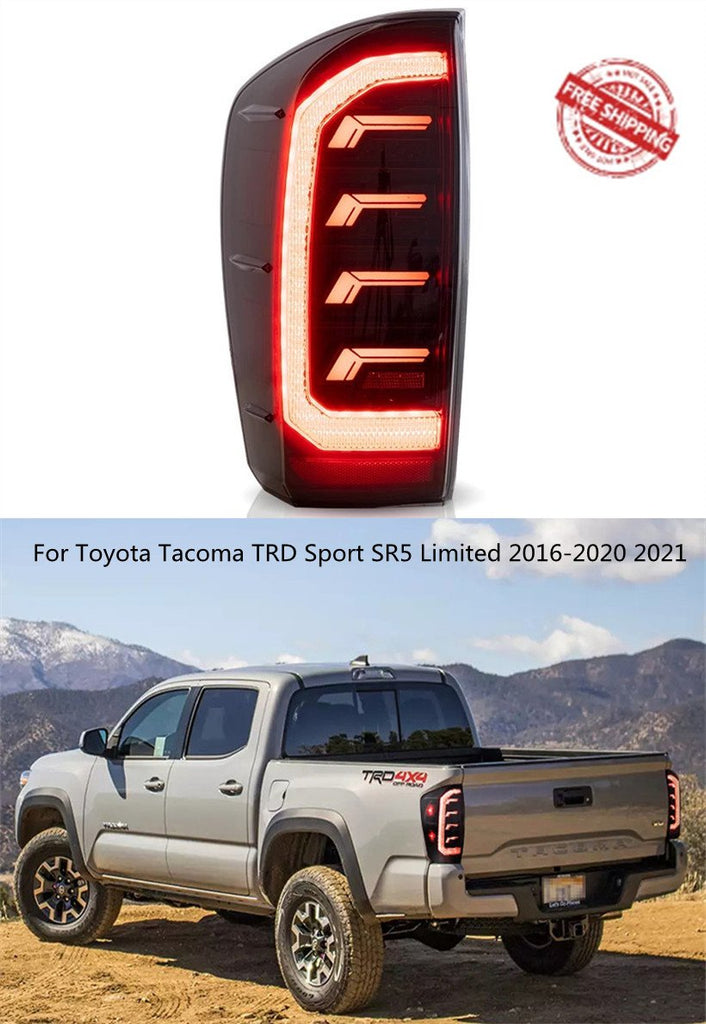 VLAND Full LED Taillights Rear Light TRD Off Road tail lights trucks For Toyota Tacoma TRD Sport SR5 Limited 2016-2021