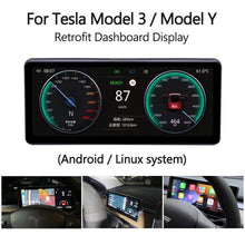 Załaduj zdjęcie do przeglądarki galerii, Eunavi Car All In One Dashboard For Tesla Model 3 Y Digital Virtual Cockpit HD Smart Stereo Multimedia Player GPS Navigation IPS