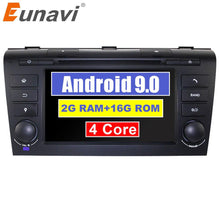 Cargar imagen en el visor de la galería, Eunavi 2 din Android 9 Car DVD multimedia player for Mazda 3 2004-2009 gps navigation Radio stereo headunit TDA7851 7 inch wifi