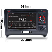 Załaduj zdjęcie do przeglądarki galerii, Eunavi 2 din Android 10 Car radio Multimedia Player dvd stereo GPS For Audi/TT 2006-2012 Canbus DDR3 2GB OBD2 Bluetooth RDS