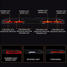 Załaduj zdjęcie do przeglądarki galerii, Akcesoria samochodowe VLAND LED tylne światła montażowe dla Dodge Challenger 2008-2014 tylna lampa bursztynowa/czerwona sekwencyjna włączony kierunkowskaz