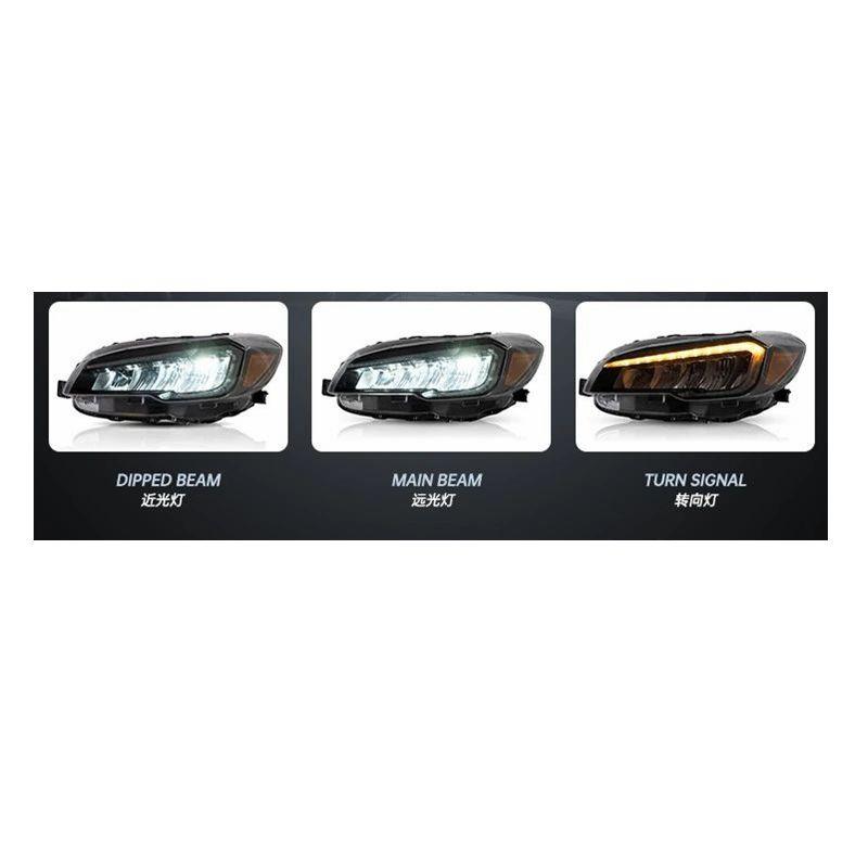 VLAND manufacturer For WRX 2015-UP with Squential Indicator in reflective net beam design Plug And Play