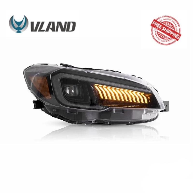 VLAND Factory For WRX  With Squential Indicator in LED Dual beam Lens Design Plug And Play2015-UP