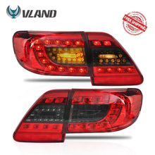 Cargar imagen en el visor de la galería, VLAND Tail Lights Assembly For Toyota Corolla 2011 2012 2013 Taillight Tail Lamp Turn Signal Reverse Lights LED DRL Light