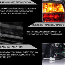 Załaduj zdjęcie do przeglądarki galerii, VLAND Tail lights Assembly for Toyota Wish Taillight 2009-2015 Tail Lamp with Turn Signal Reverse Lights LED DRL light