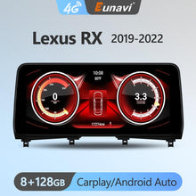 Cargar imagen en el visor de la galería, Eunavi 12.3 Car Video Player CARPLAY For Lexus Rx450h RX200t RX350 RX300 RX 450H 2020 GPS Navigation 1920*720 Stereo Android 11