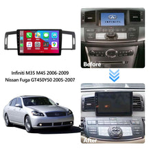 Cargar imagen en el visor de la galería, Eunavi Android 11 Car Radio DSP Multimedia Player For Infiniti M35 M45 2006-2009 Nissan Fuga GT450 Y50 2005-2007 GPS Navigation