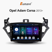 Laden Sie das Bild in den Galerie-Viewer, Eunavi 2 Din Car Radio Android 10 For Opel Corsa E 2014 2015 2016 Multimedia Player GPS Autoradio WIFI 4G Carplay 2din QLED