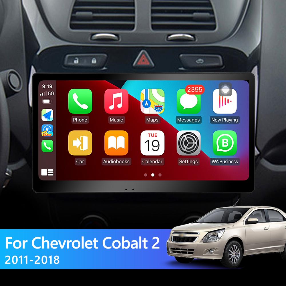 Eunavi 2din Car Multimedia Video Player For Chevrolet Cobalt 2 2011 - 2018 Android 10 Navigation GPS QLED 1920*860P 4G