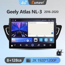 Eunavi 7862 8Core 2K 13.1inch 2din Android Radio For Geely Atlas NL-3 2016 - 2020 Car Multimedia Video Player GPS Stereo