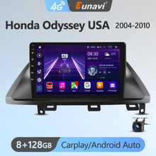 Load image into Gallery viewer, Eunavi 4G 2DIN Android Auto Radio GPS For Honda Odyssey USA 2004-2010 Car Multimedia Video Player Carplay 2 Din