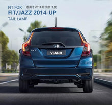 Cargar imagen en el visor de la galería, Vland For 2014-UP Honda Fit /JazzTail Lights Led Red Lens New Design Plug And Play