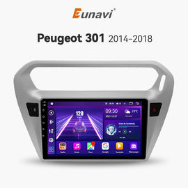Eunavi Android 10 Car Radio For Peugeot 301 Citroen Elysee 2013-2018 Car Radio 2 Din CarPlay Android Auto Stereo GPS Navigation
