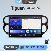 Cargar imagen en el visor de la galería, Eunavi 7862 13.1inch 2din Android Auto Radio For VW Volkswagen Tiguan 1 NF 2006 - 2016 Car Multimedia Video Player GPS Stereo 4G