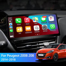 Załaduj zdjęcie do przeglądarki galerii, Eunavi 2din Car Multimedia Video Player For Peugeot 2008 208 2014 - 2018 Android 10 Navigation GPS QLED 1920*860P 4G Carplay