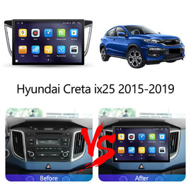 Eunavi 7862 13.1inch 2din Android Auto Radio For Hyundai Creta ix25 2015-2019 Car Multimedia Video Player GPS Stereo 4G 8Core 2K