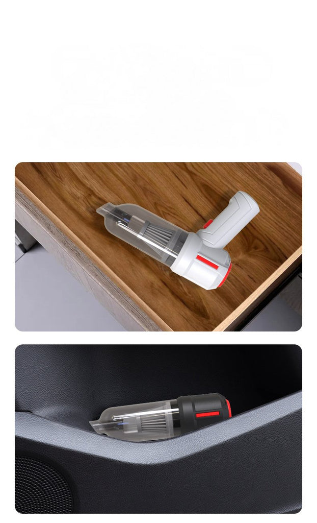 Car vacuum cleaner Handheld wet and dry vacuum cleaner Cordless car home dual-purpose high-power vacuum cleaner Portable