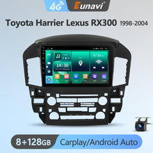 Load image into Gallery viewer, Eunavi 7862 4G 2DIN Android Radio GPS For Lexus RX300 XU10 1997-2003 Toyota Harrier 1998-2004 Car Multimedia Video Player
