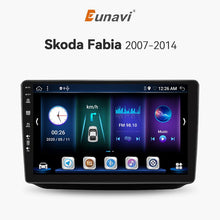 Załaduj zdjęcie do przeglądarki galerii, Eunavi Android 10 Car Radio For Skoda Fabia 2008-2014 Auto Multimedia Video Player GPS Autoradio Carplay 4G 2din 2 Din No DVD