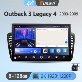 Eunavi 7862 8Core 2K 13.1'' 2din Android Radio For Subaru Outback 3 Legacy 4 2003 - 2009 Car Multimedia Video Player GPS Stereo