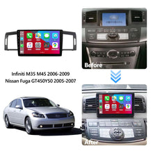 Cargar imagen en el visor de la galería, Eunavi Android 11 7862c Car Radio Multimedia Player For Infiniti M35 M45 2006-2009 Nissan Fuga GT450Y50 2005-2007 GPS Navigation
