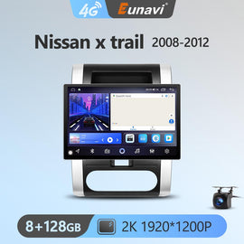 Eunavi 7862 8Core 2K 13.1inch 2din Android Radio For Nissan x trail t31 2007-2013 Car Multimedia Video Player GPS Stereo