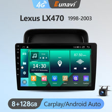 Załaduj zdjęcie do przeglądarki galerii, Eunavi Android 11 7862c Car Radio DSP Multimedia Player For Lexus LX470 1998-2003 Autoradio Video QLED Screen GPS Navigation 4G