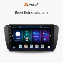 Load image into Gallery viewer, Eunavi 2 Din Android Auto Radio For Seat Ibiza 6j 2009 - 2014 2010 Carplay 4G Car Multimedia Player GPS Autoradio 2din DVD