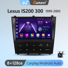 Load image into Gallery viewer, Eunavi 4G 2DIN Android Auto Radio GPS For Lexus IS200 300 1999-2005 Car Multimedia Video Player Carplay 2 Din