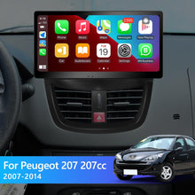 Załaduj zdjęcie do przeglądarki galerii, Eunavi 4G 2 Din Android Auto Radio For For Peugeot 207 207CC 2007-2014 Car Multimedia Video Player GPS Stereo Carplay 1920*860P