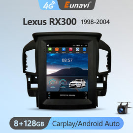 Eunavi Tesla Style Android 11 Car Radio For Lexus RX300 1998-2004 10.4