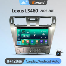 Cargar imagen en el visor de la galería, Eunavi 7862 4G 2DIN Android Auto Radio GPS For Lexus LS460 2006-2011 Car Multimedia Video Player Carplay 2 Din