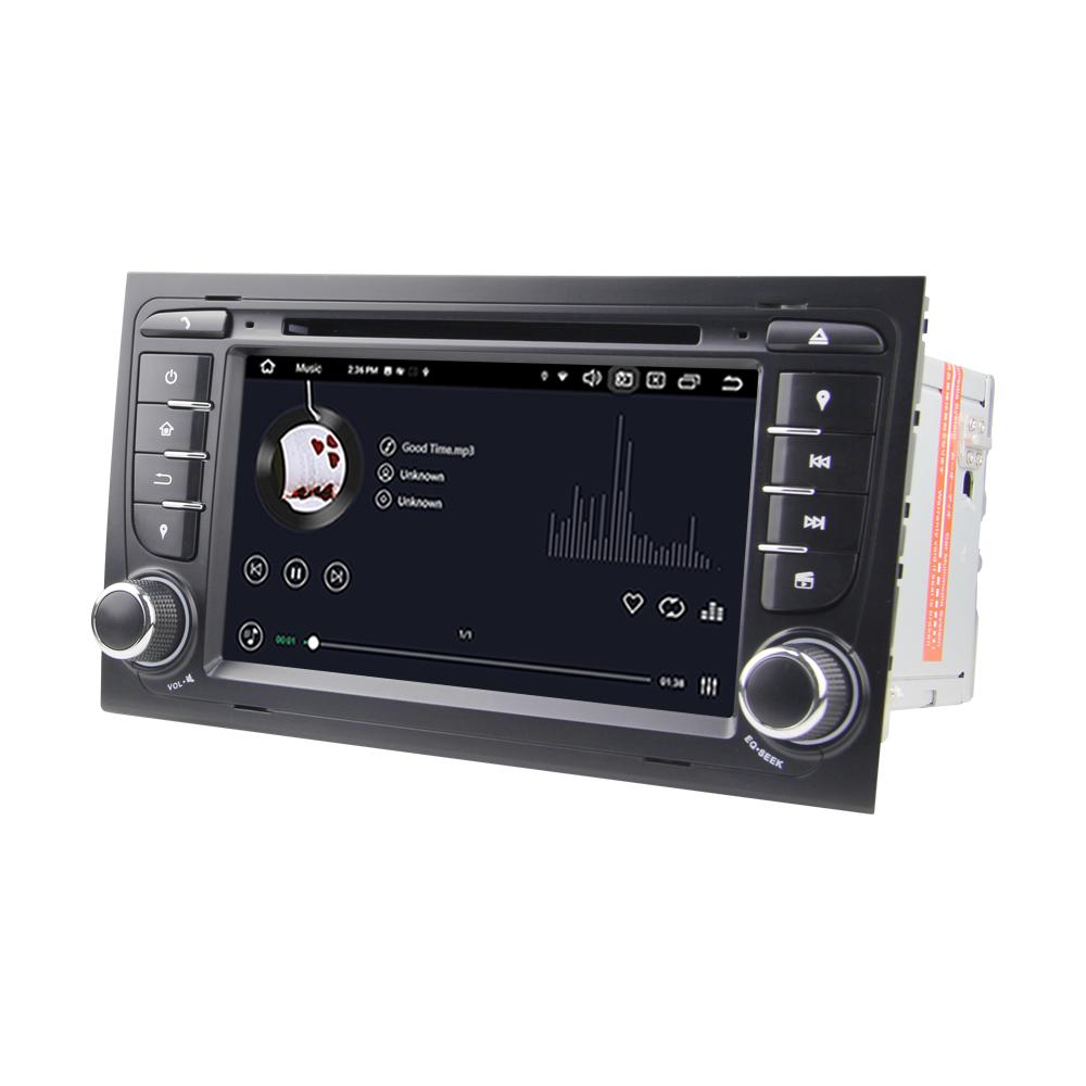 Eunavi Android 12 7862c Car Radio DSP Multimedia Player For A4 S4 B6 B7 RS4 8E 8H 8F B9 Seat Exeo 2002-2008 GPS Navigation 4G