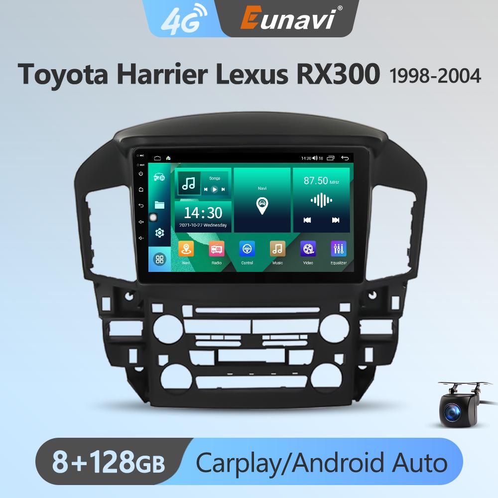 Eunavi 7862 4G 2DIN Android Radio GPS For Lexus RX300 XU10 1997-2003 Toyota Harrier 1998-2004 Car Multimedia Video Player